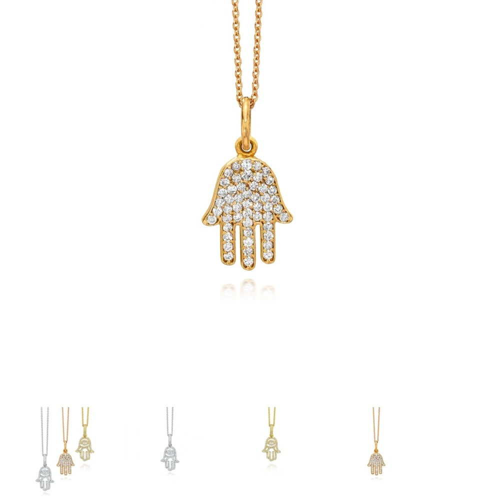 Aaron Basha Pave Hamsa - Picture 3 of 3